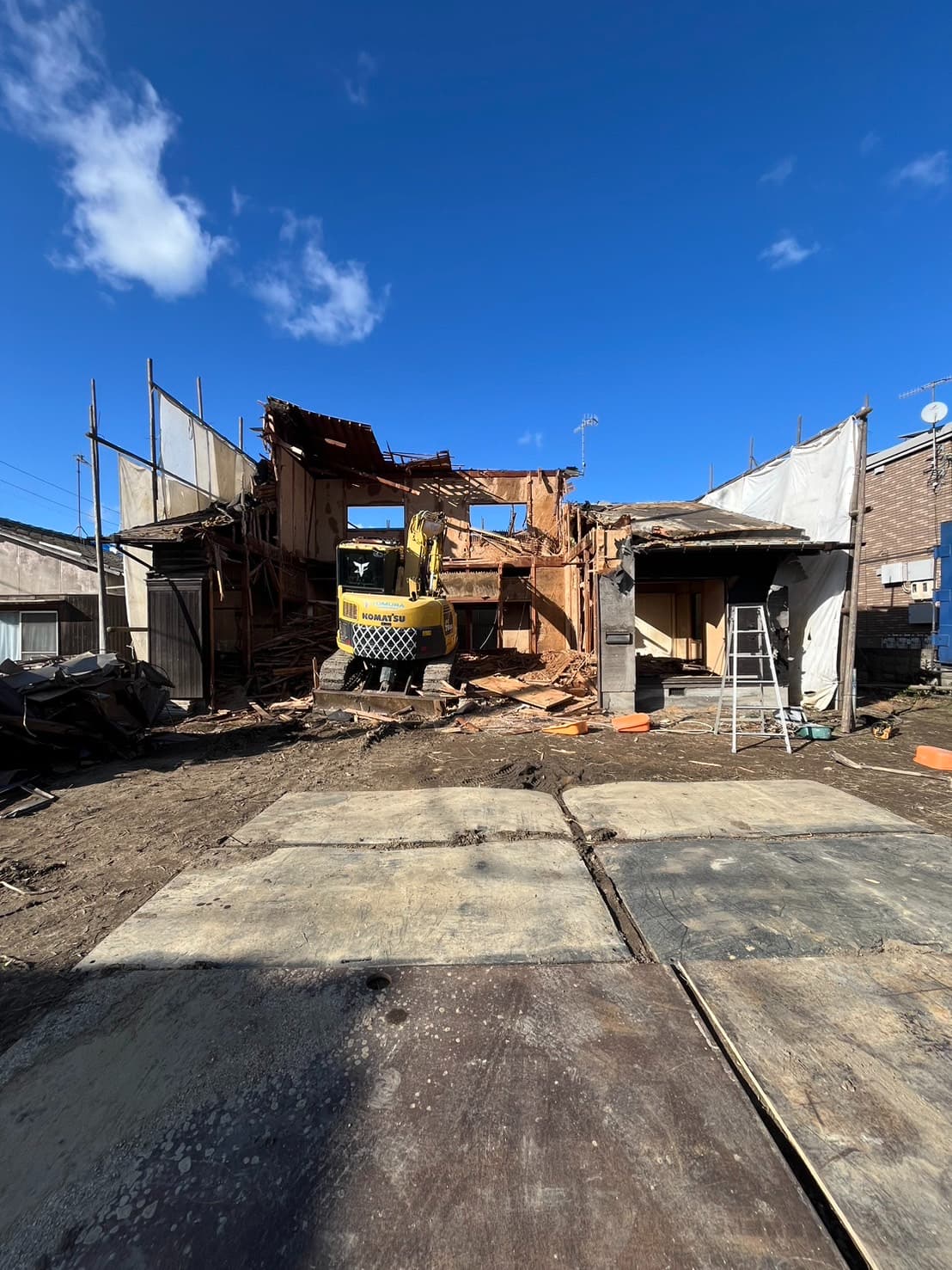 倉敷市解体工事の画像